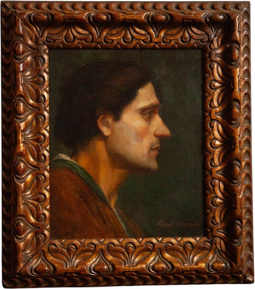 Frederick Cotman R.A, Portrait of the Italian Man-Space Eclectic