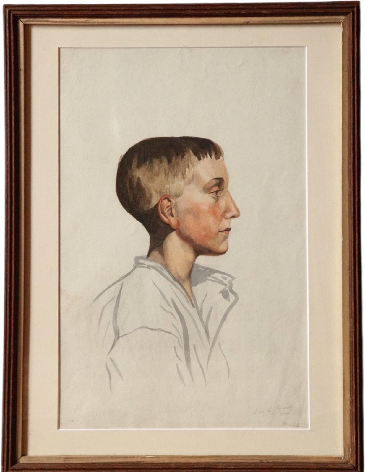 Ida L. Sygmed, Portrait of Sebastian Eton , 1920