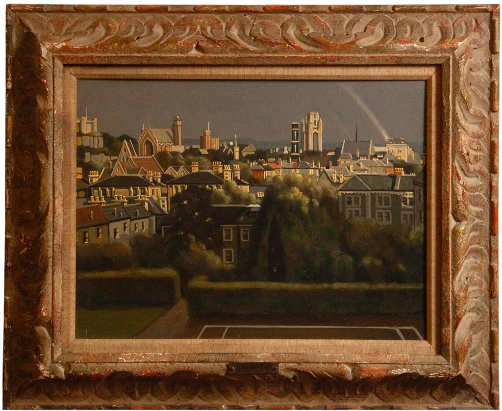 J Hartert, A view of Bristol University from Clifton Tennis Courts-Space Eclectic