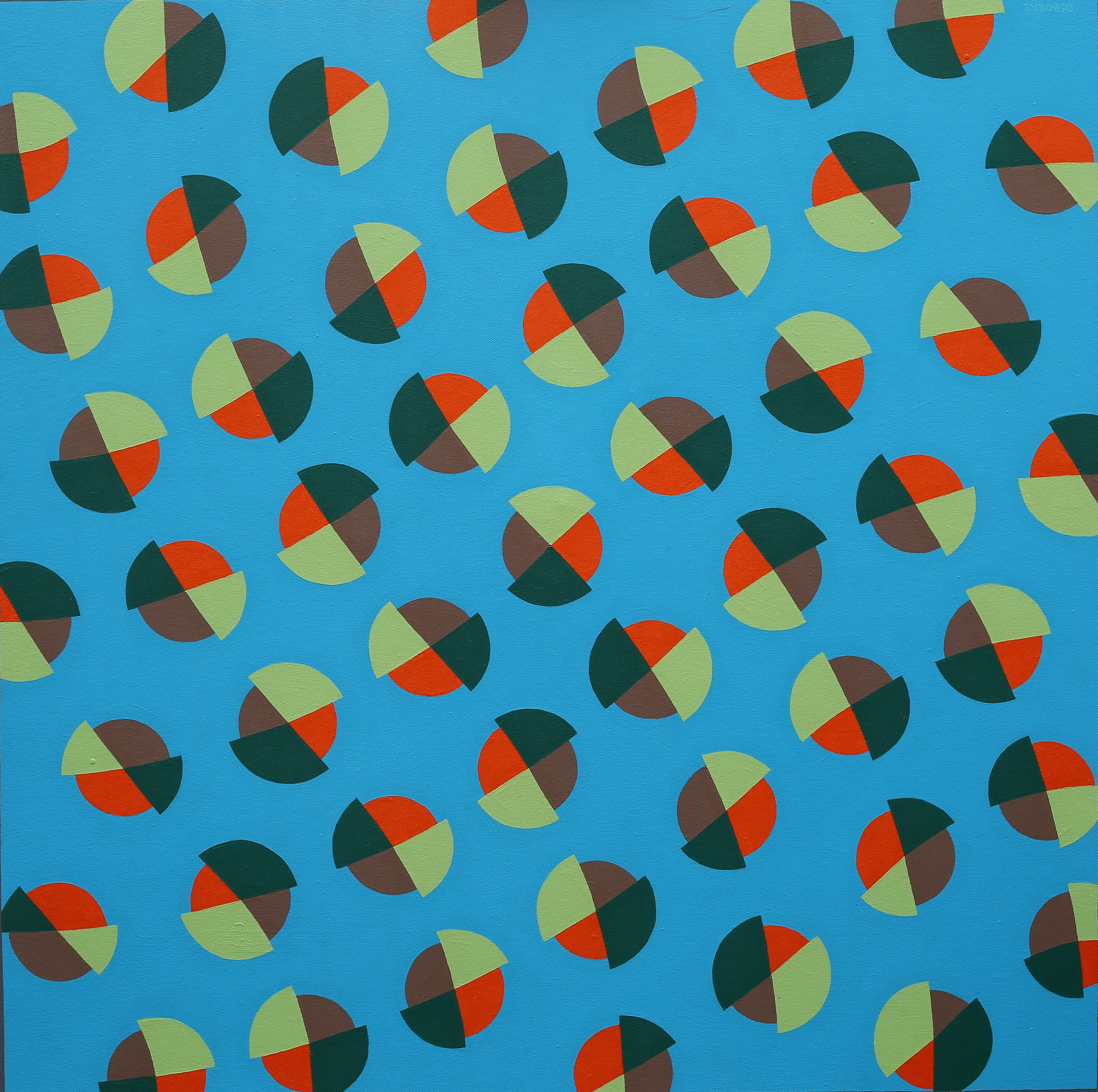 Roy Osborne, Crossways Study III: Turquoise Mask, 2011-12
