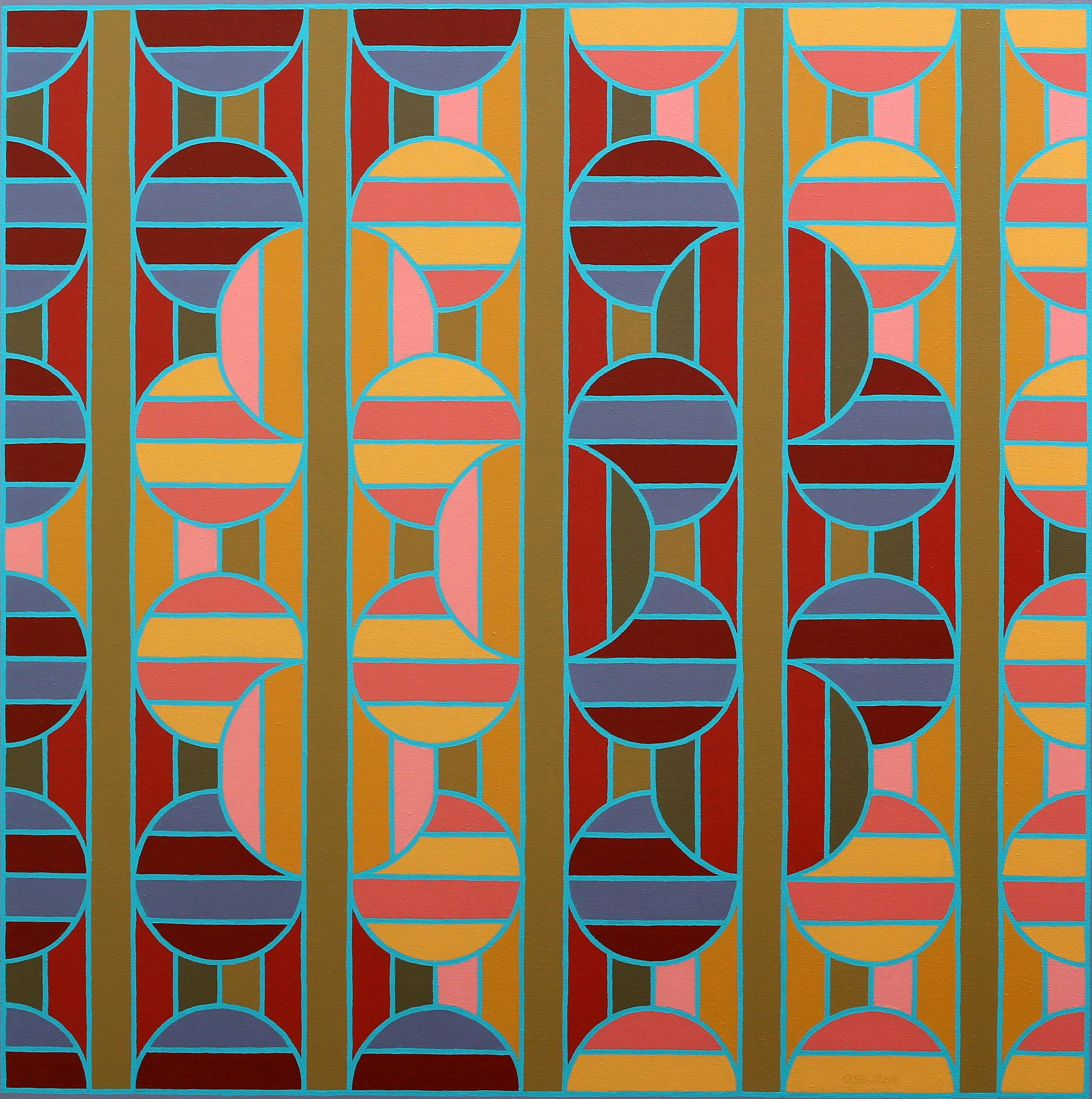 Roy Osborne, Chromotopia 27 (Per Pale), 2013