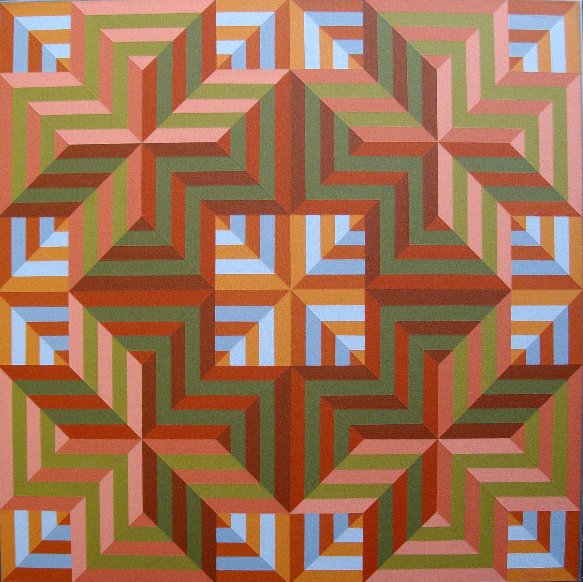 Roy Osborne, Quarterly X: Crosses, 2019
