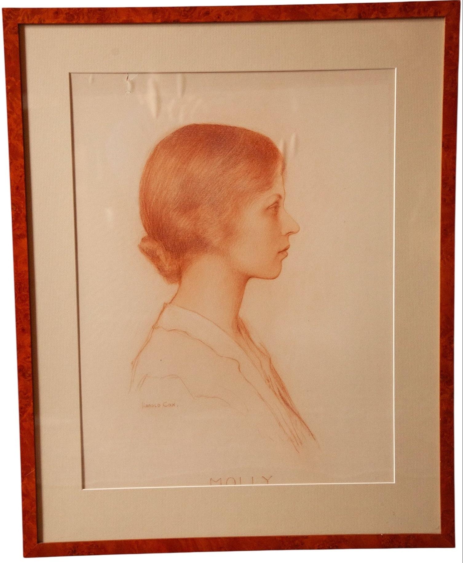 Harold Cox, Portrait of Molly, circa 1910