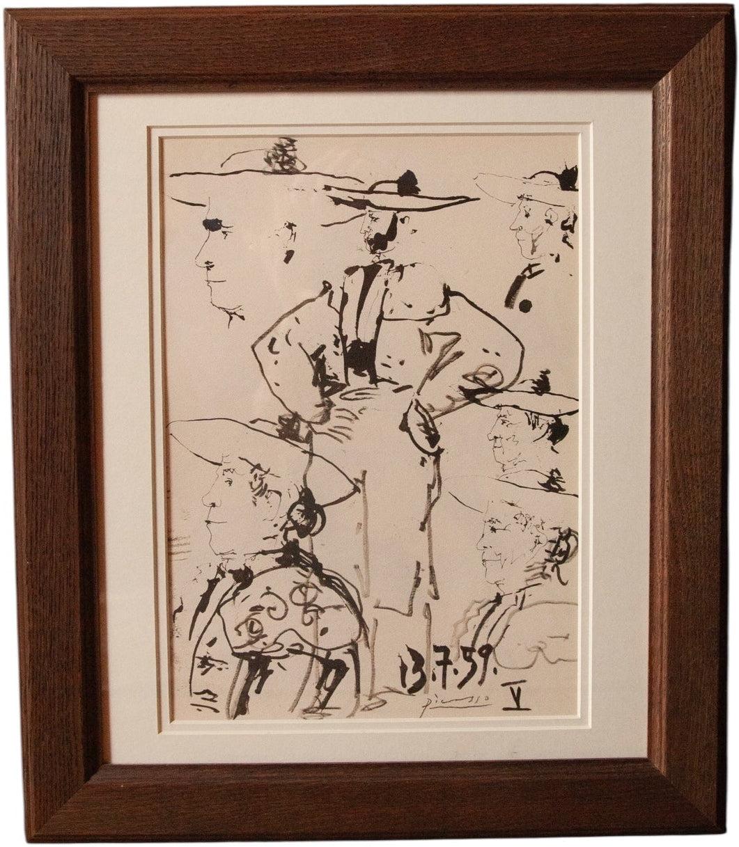 Pablo Picasso Toros y Toreros VI 1961 cbw