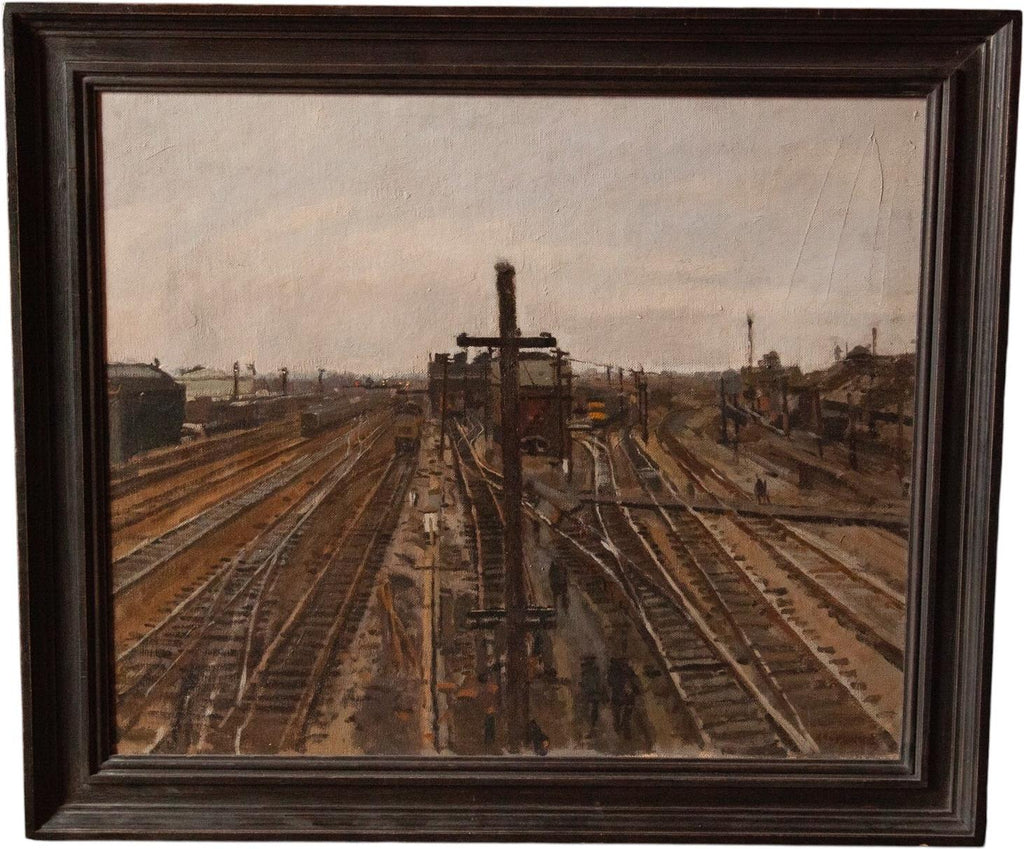 Ken Howard R.A., Red Light at Willesden Junction