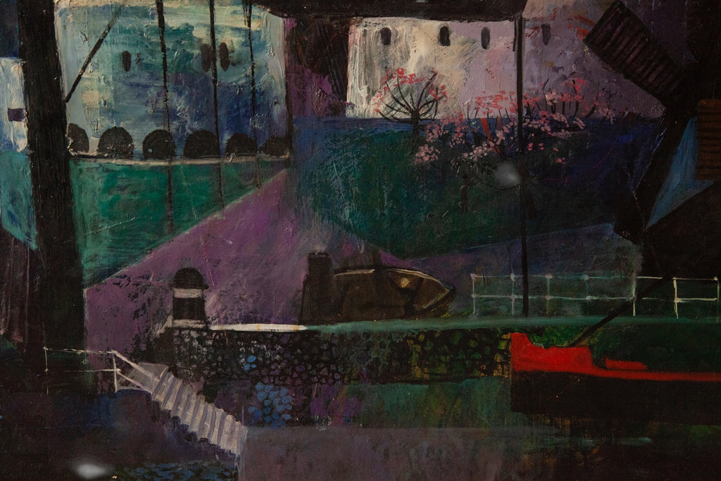 S. Pearn, Modern British Cornish Harbour Scene