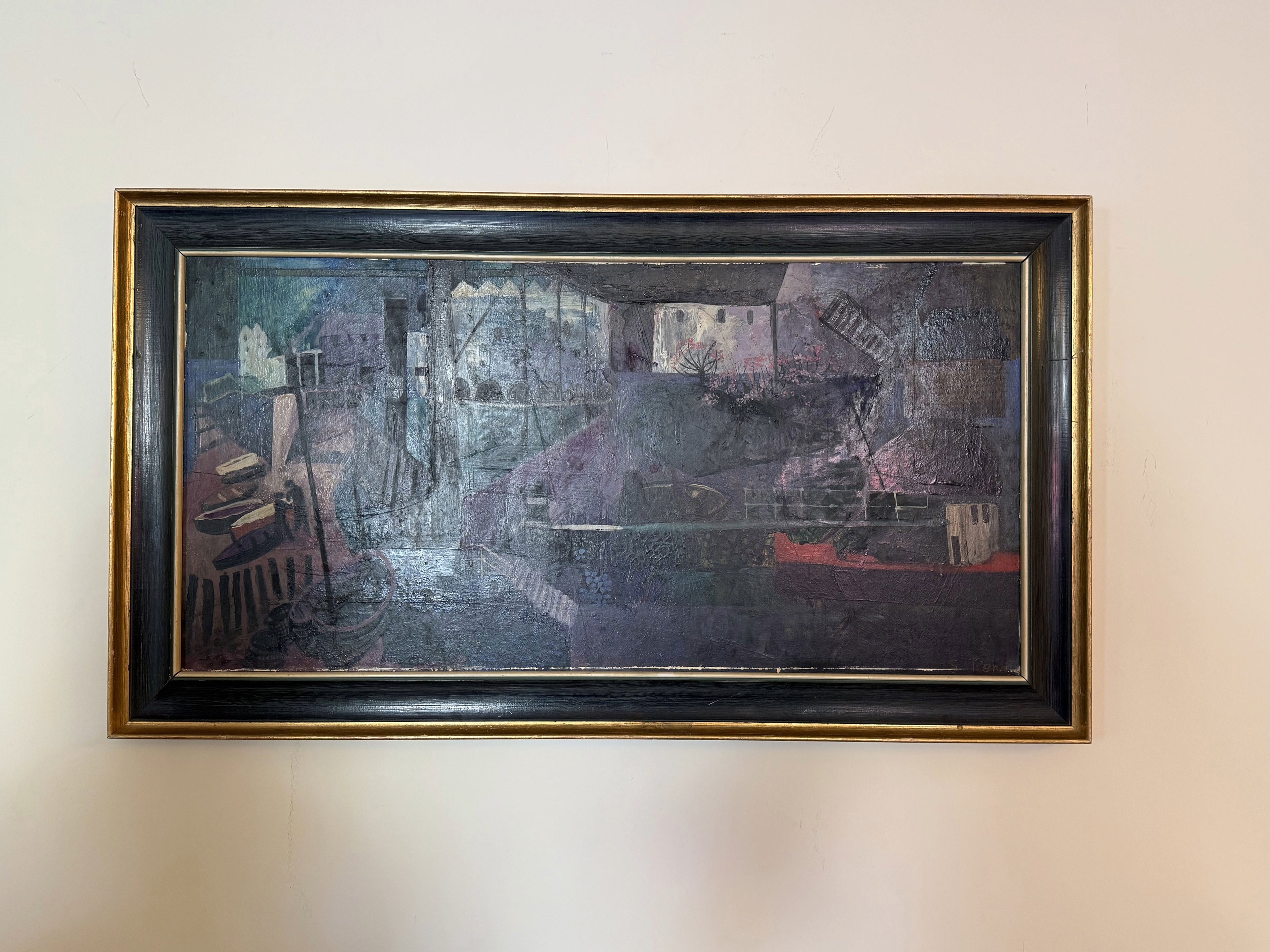 S. Pearn, Modern British Cornish Harbour Scene